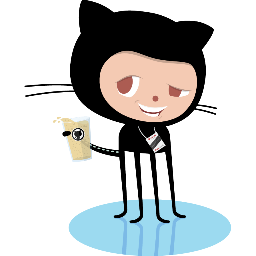 The Front-End Conftocat on GitHub Octoex