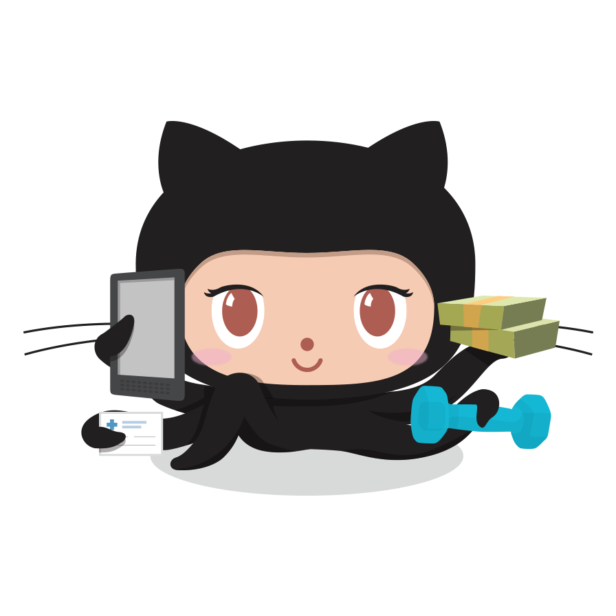 A GitHub Octocat, style “mother hubber”